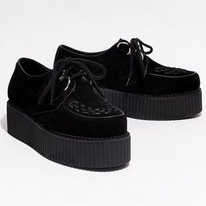 Nasty Gal’s Faux Suede Platform Creepers (NWT)